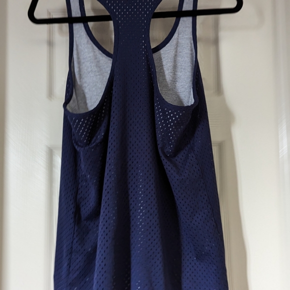 Champion Reversible Mesh Jersey Tank Top (Navy Blue) - Picture 7 of 10